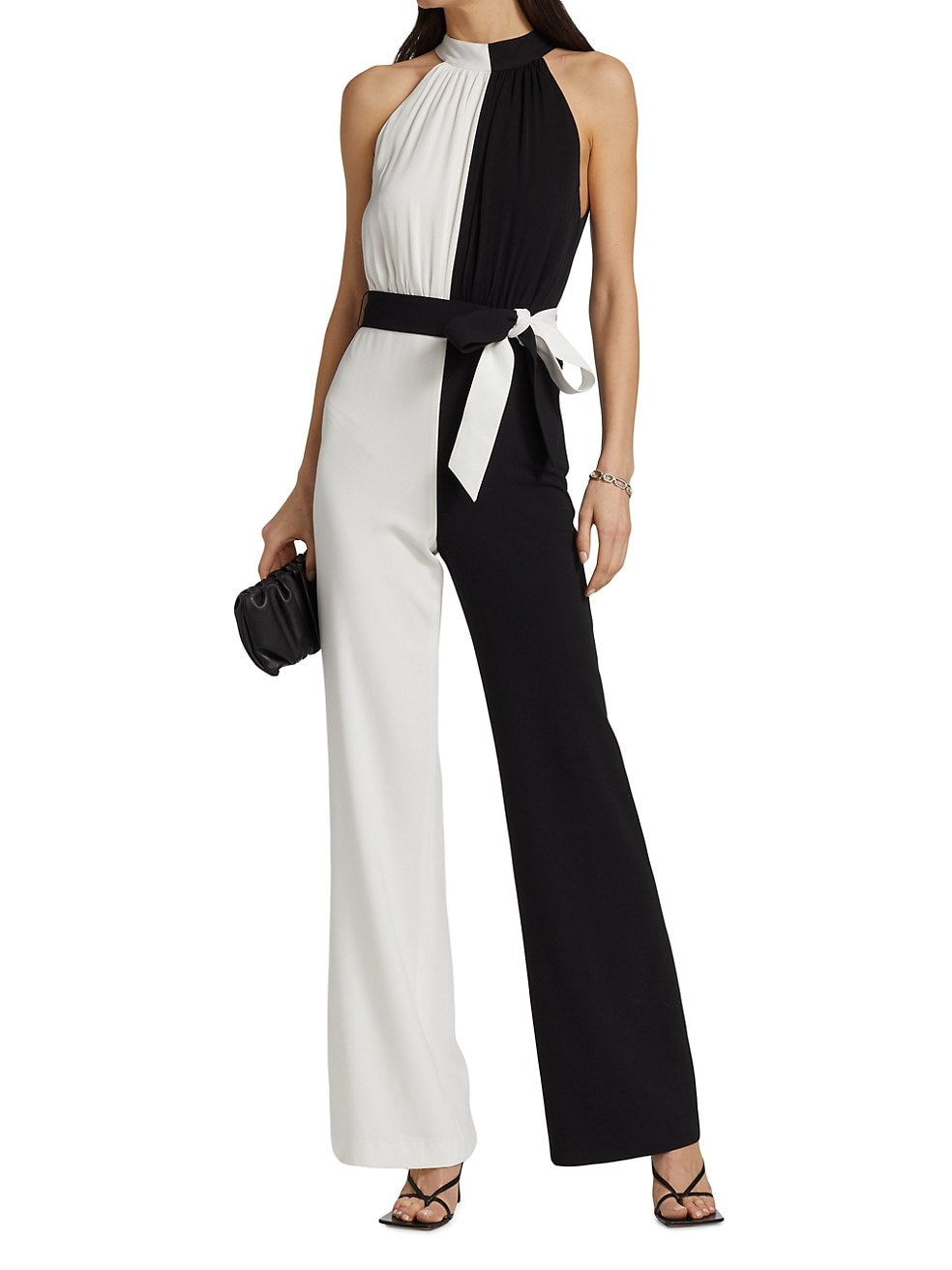 Two-tone double closure jumpsuit for women LMA COLLINE - Oxwork