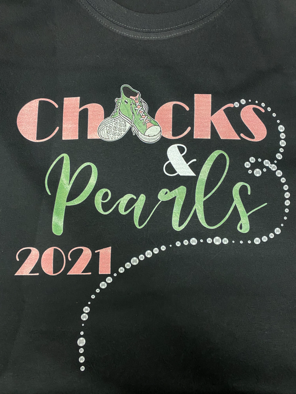 Chucks & Pearls AKA colors