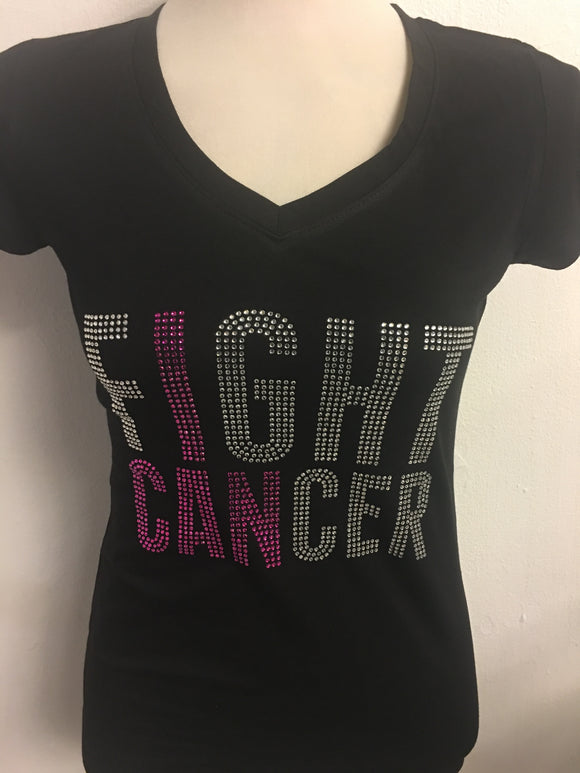 I Can Fight Cancer V-neck