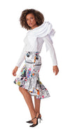 Printed Layered Skirt