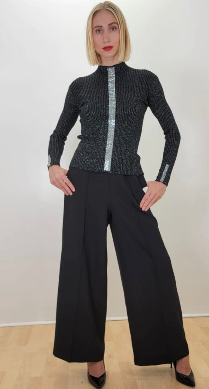 Black Crease Dress Pants